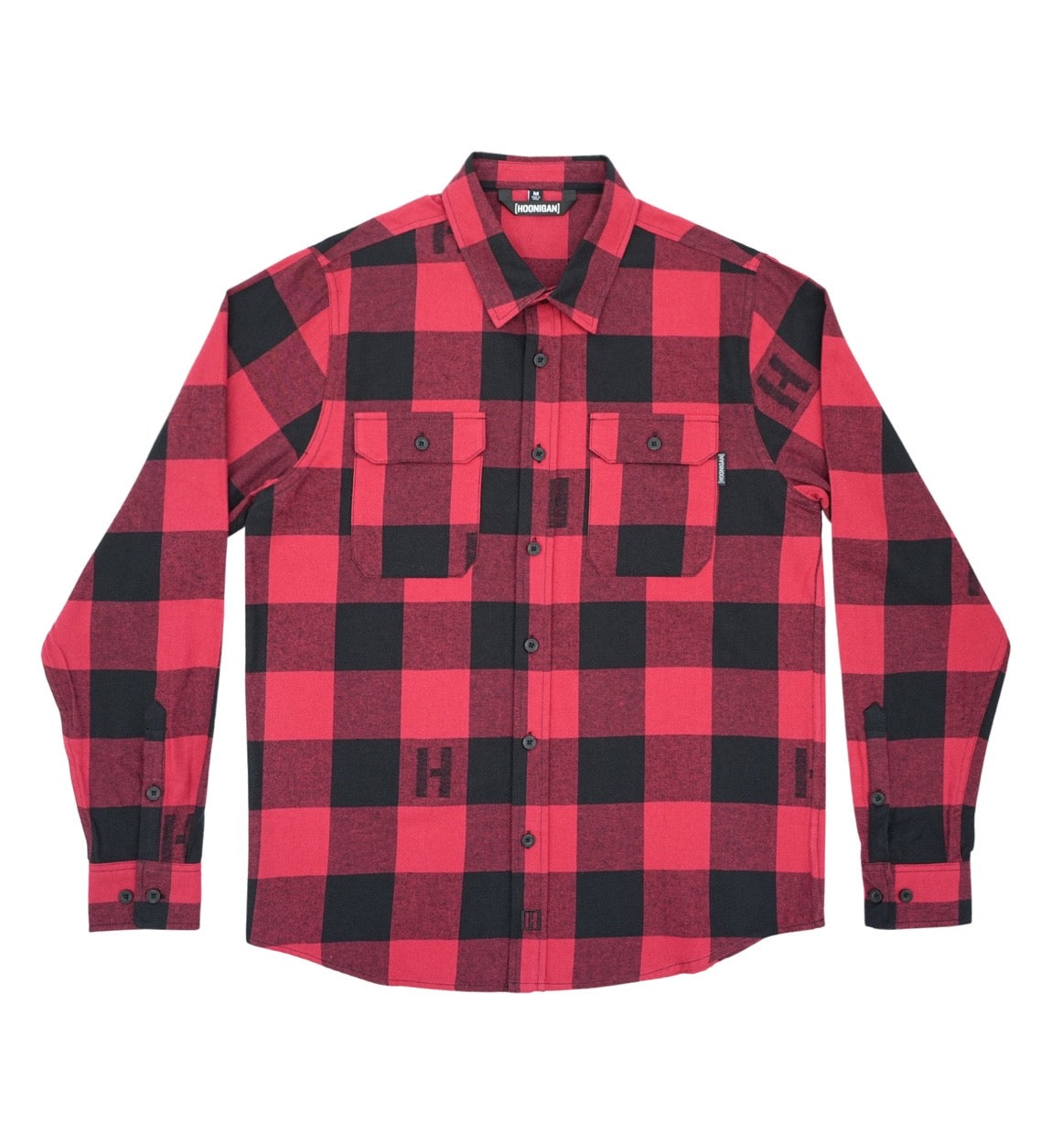 Hoonigan H Icon Woven Flannel Long Sleeve Shirt