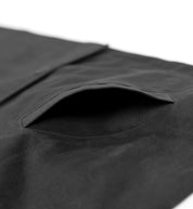 Hoonigan CHORE Jacket in black, featuring a sturdy design, multiple pockets, and a relaxed fit.