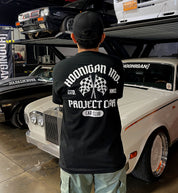 Our man Isaac showing off the HOONIGAN PCCC short sleeve T-shirt