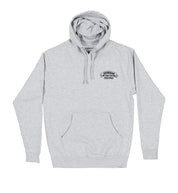 Hoonigan CRANKED pullover hoodie in black with a bold logo graphic on the chest.
