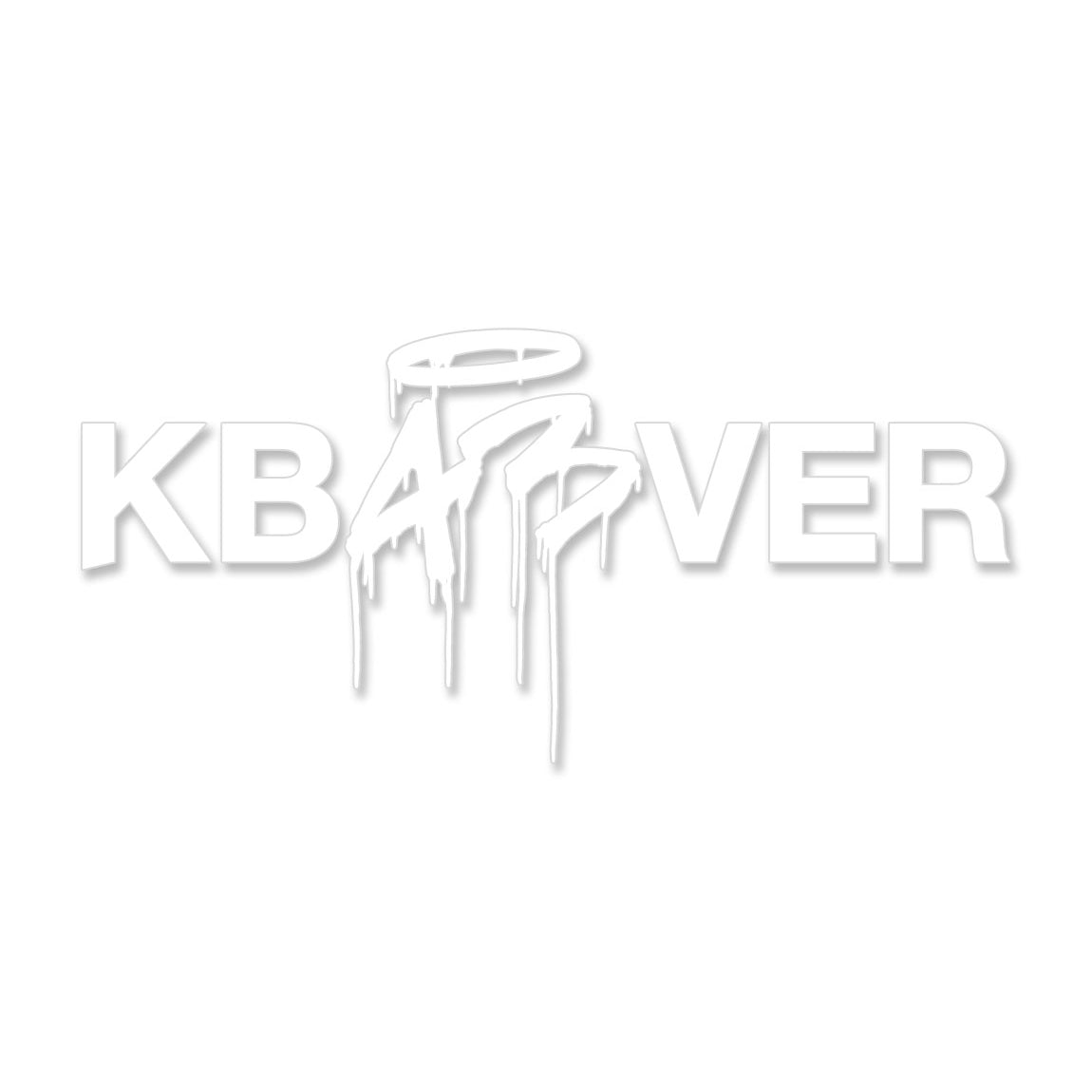 "KB43VER 43i diecut sticker, 7 inches, featuring a bold design with vibrant colors on a white background."