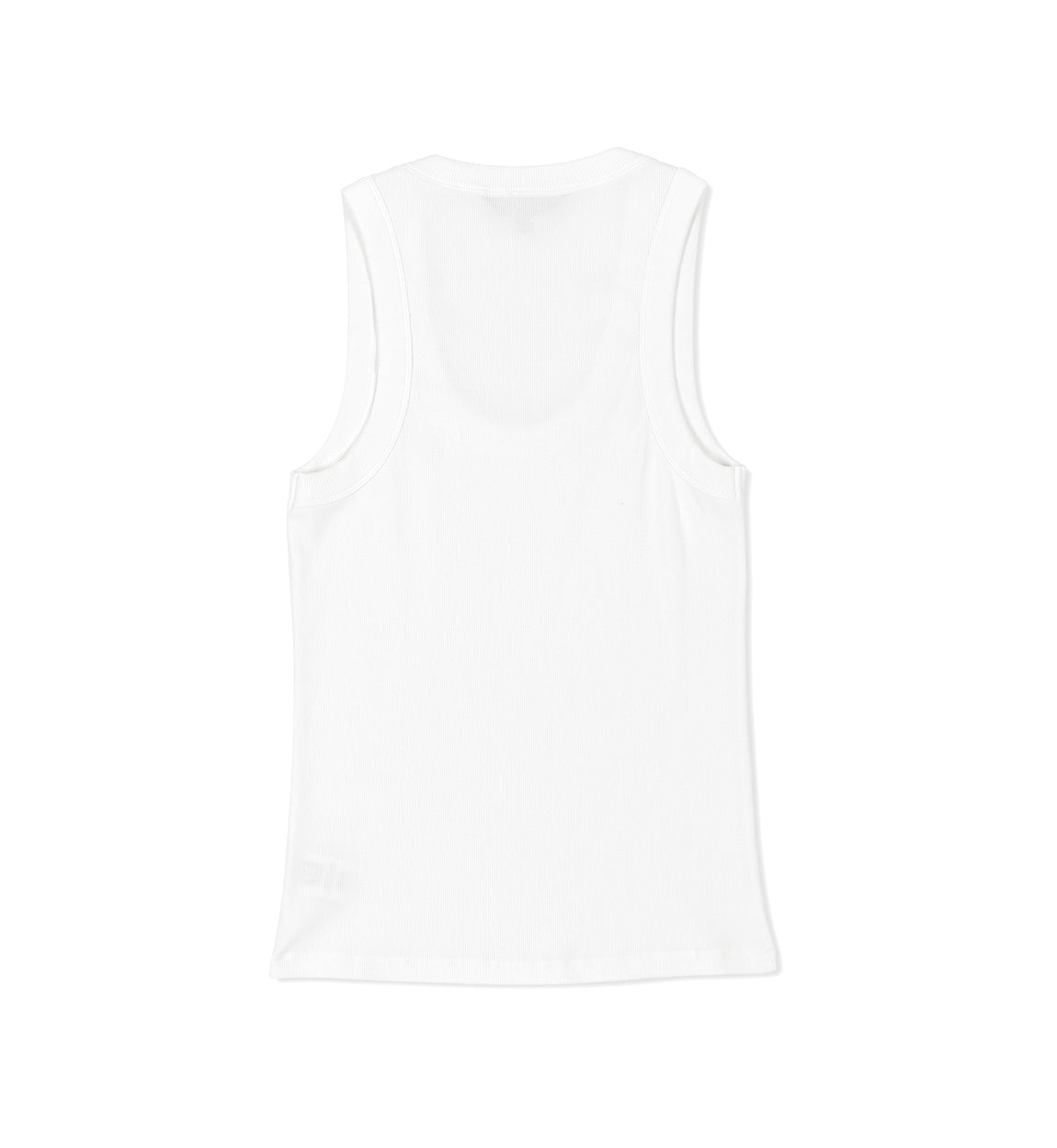 Leah Pruett LP IGNITE white tank top featuring a racerback design and bold graphic logo on the front.